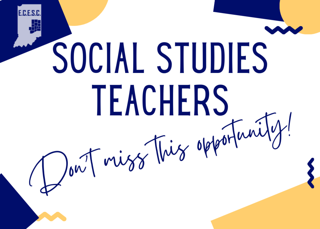 Graphic: Social Studies Teachers: Don't Miss This Opportunity!