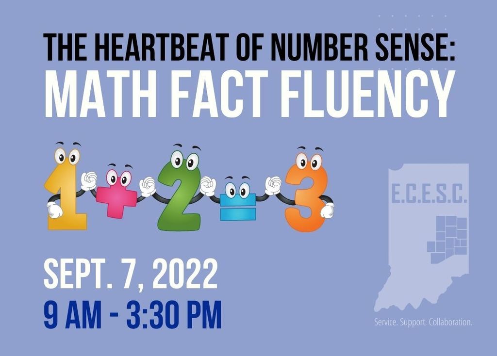 Graphic: The Heartbeat of Number Sense: Math Fact Fluency, Sept. 7, 2022, 9 a.m.-3:30 p.m.