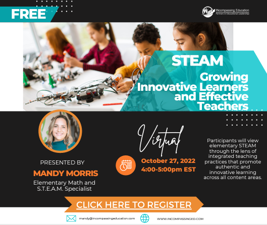 Graphic: STEAM Growing Innovative Learning and Effective Teachers