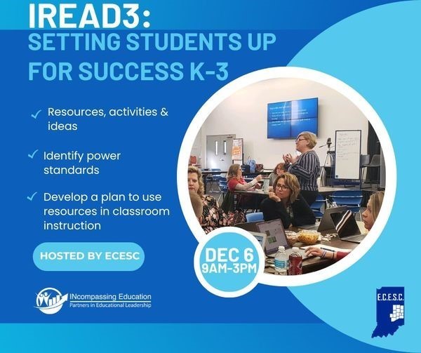 Graphic: IREAD3 Setting Students Up for Success K-3