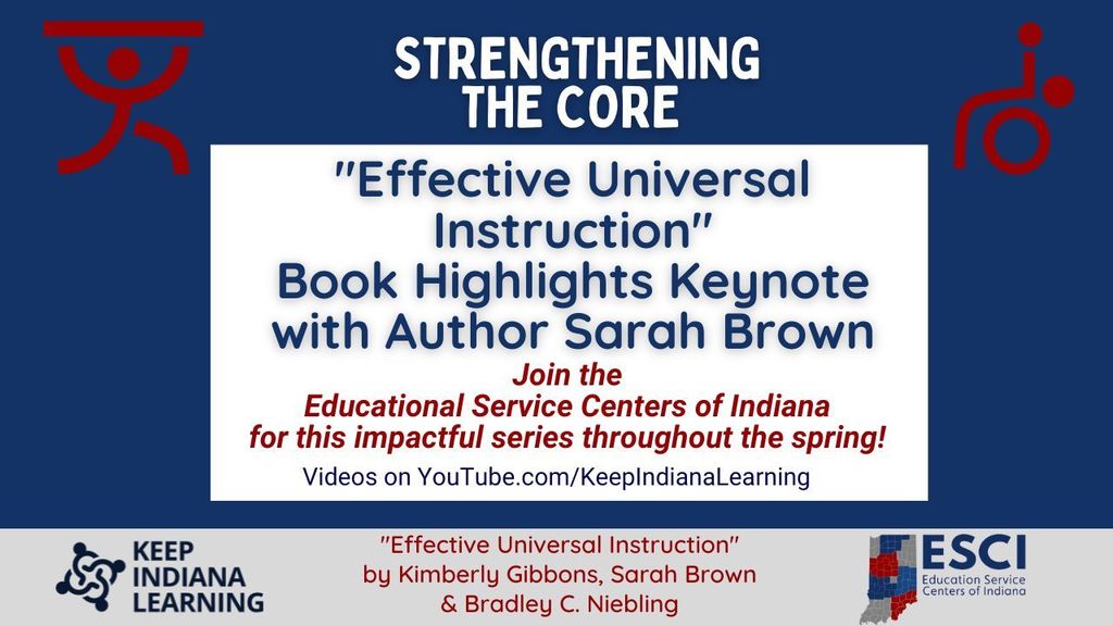 Graphic: Effective Universal Instruction Book Highlights Keynot with Author Sarah Brown