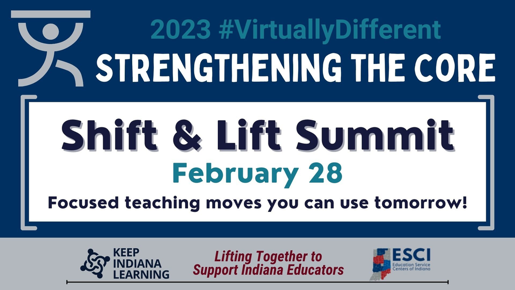 Graphic: 2023 #VirtuallyDifferent Strengthening the Core Shift and Lift Summit