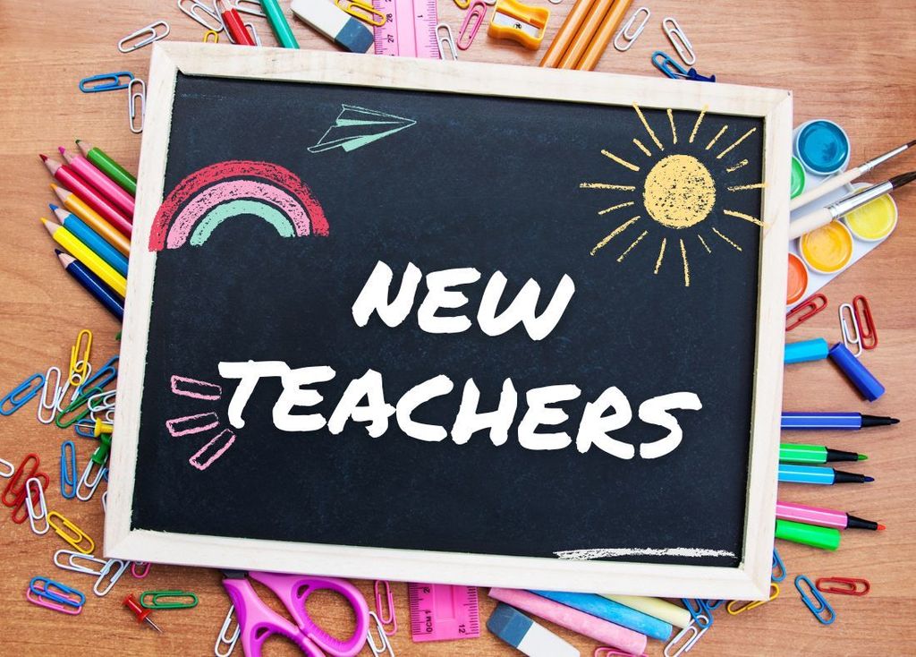 New Teachers on chalkboard